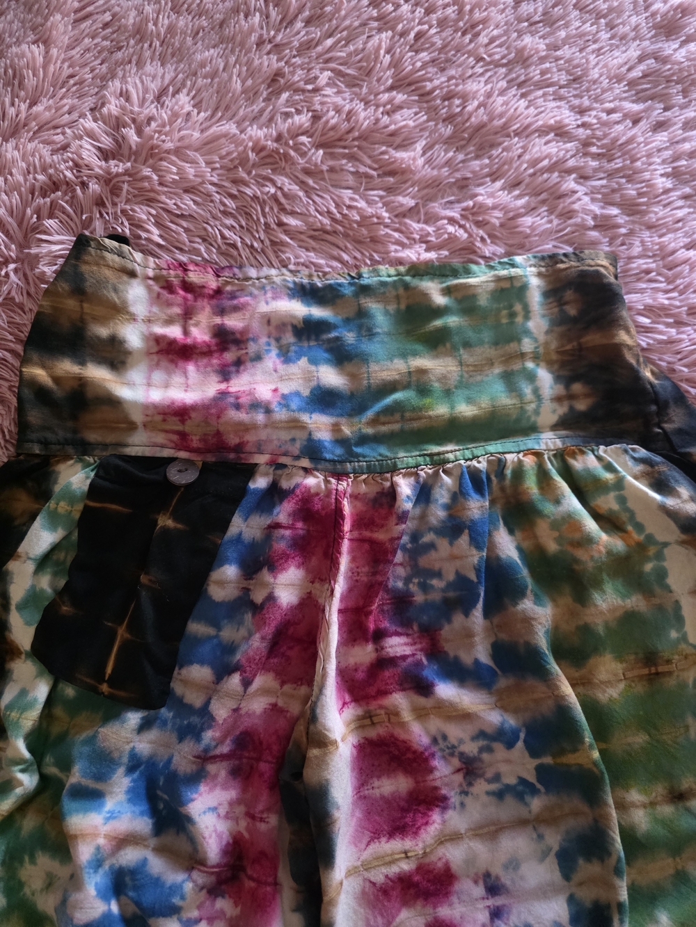 EARTHBOUND WOMENS Tie-Dye Joggers - Blue, Pink, Green, Black - Picture 4 of 7